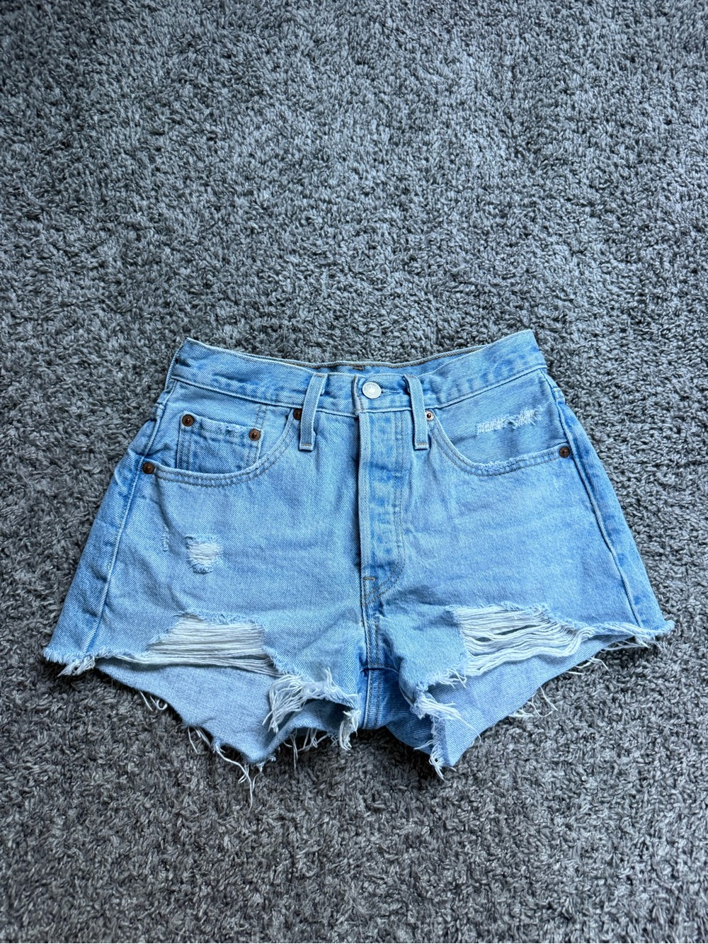 Levi's 501 High-Rise Denim Shorts